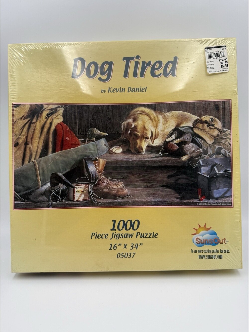 "Dog Tired" 1000 Piece Jigsaw Puzzle By SunsOut~New & Factory Sealed!